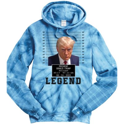 Donald Trump Mug Shot Donald Trump Legend Free Donald Trump Mugshot 2024 Tie Dye Hoodie