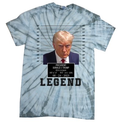 Donald Trump Mug Shot Donald Trump Legend Free Donald Trump Mugshot 2024 Tie-Dye T-Shirt