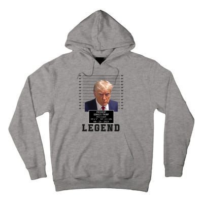 Donald Trump Mug Shot Donald Trump Legend Free Donald Trump Mugshot 2024 Tall Hoodie