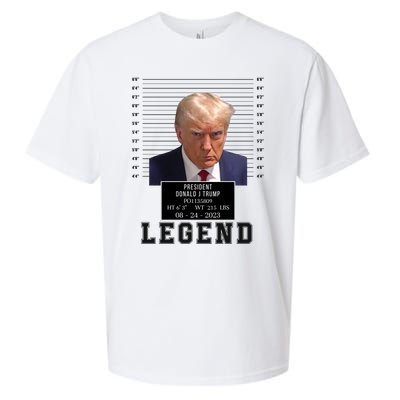 Donald Trump Mug Shot Donald Trump Legend Free Donald Trump Mugshot 2024 Sueded Cloud Jersey T-Shirt