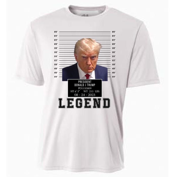 Donald Trump Mug Shot Donald Trump Legend Free Donald Trump Mugshot 2024 Cooling Performance Crew T-Shirt