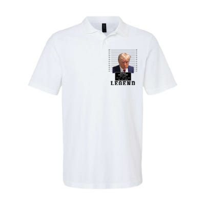 Donald Trump Mug Shot Donald Trump Legend Free Donald Trump Mugshot 2024 Softstyle Adult Sport Polo