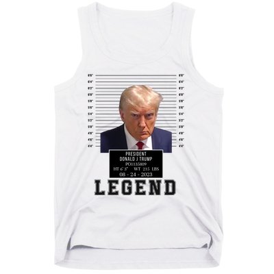 Donald Trump Mug Shot Donald Trump Legend Free Donald Trump Mugshot 2024 Tank Top