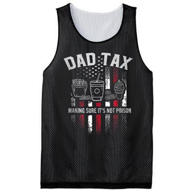 Dad Tax Making Sure Its Not  Usa Flag Mesh Reversible Basketball Jersey Tank