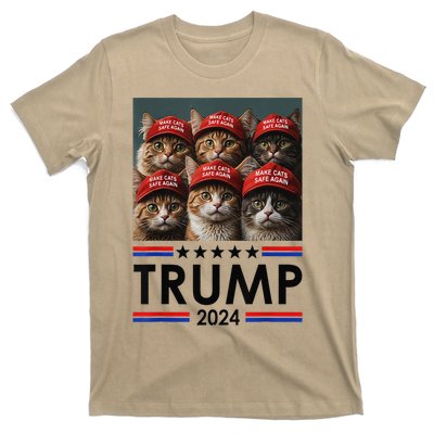 Donald Trump Make Cats Safe Again 2024 Debate Funny T-Shirt