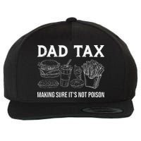 Dad Tax Making Sure Its Not P.O.I.S.O.N Fathers Day Wool Snapback Cap