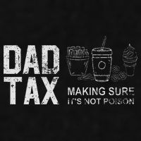 Dad Tax Making Sure Its Not P.O.I.S.O.N Ladies PosiCharge Tri-Blend Wicking Tank