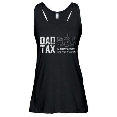 Dad Tax Making Sure Its Not P.O.I.S.O.N Ladies Essential Flowy Tank