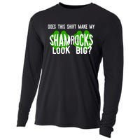 Does This Make My Shamrock Look Big St Patricks Day Irish Cooling Performance Long Sleeve Crew