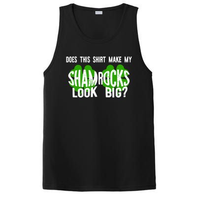 Does This Make My Shamrock Look Big St Patricks Day Irish PosiCharge Competitor Tank