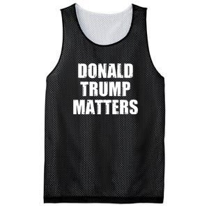 Donald Trump Matters Trump 2024 Mesh Reversible Basketball Jersey Tank