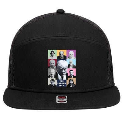 Donald Trump Mugshot 7 Panel Mesh Trucker Snapback Hat