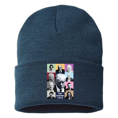 Donald Trump Mugshot Sustainable Knit Beanie