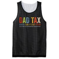 Dad Tax Making Sure Its Not P.O.I.S.O.N Funny Fathers Day Mesh Reversible Basketball Jersey Tank