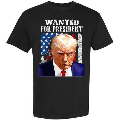 Donald Trump Mug Shot Wanted For U.S. President 2024 Garment-Dyed Heavyweight T-Shirt