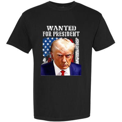 Donald Trump Mug Shot Wanted For U.S. President 2024 Garment-Dyed Heavyweight T-Shirt