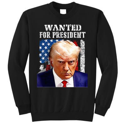 Donald Trump Mug Shot Wanted For U.S. President 2024 Sweatshirt