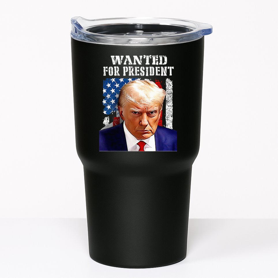 Donald Trump Mug Shot Wanted For U.S. President 2024 Tumbler