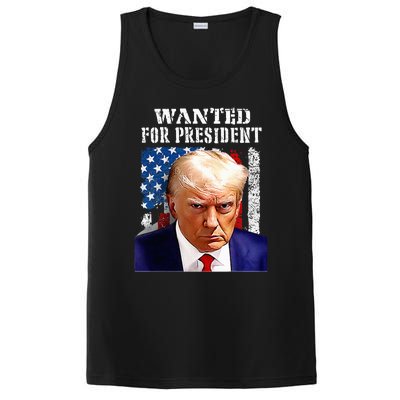 Donald Trump Mug Shot Wanted For U.S. President 2024 PosiCharge Competitor Tank