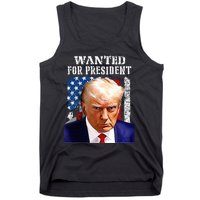 Donald Trump Mug Shot Wanted For U.S. President 2024 Tank Top