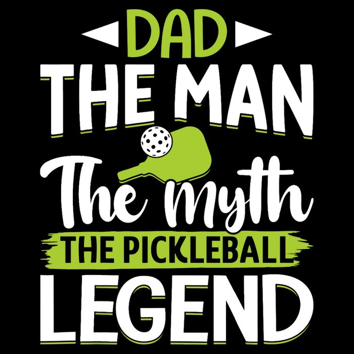 Dad The Man The Myth The Pickleball Legend Long Sleeve Shirt