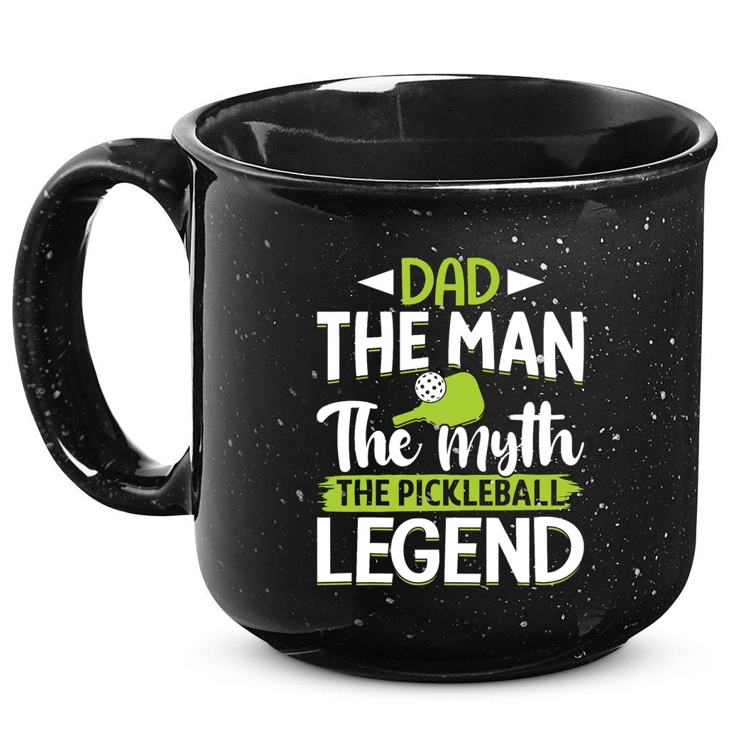 Dad The Man The Myth The Pickleball Legend 15oz Campfire Ceramic Mug