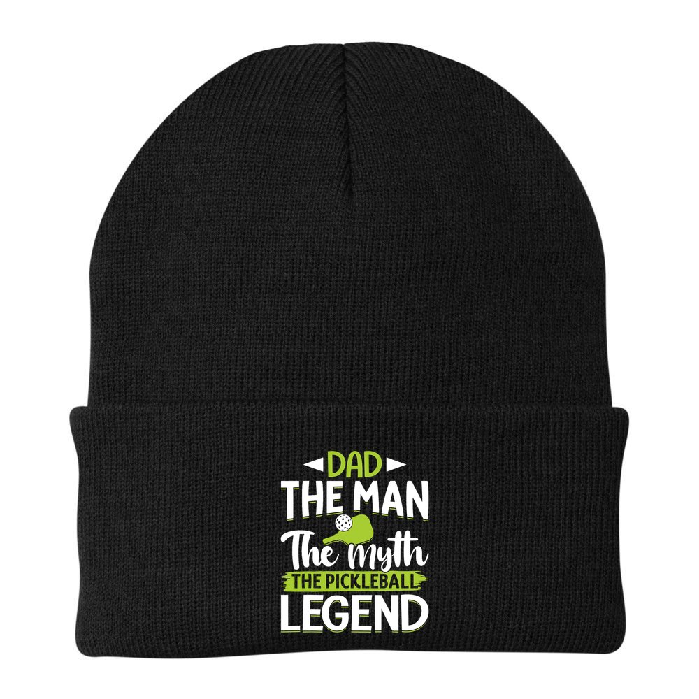 Dad The Man The Myth The Pickleball Legend Beanie