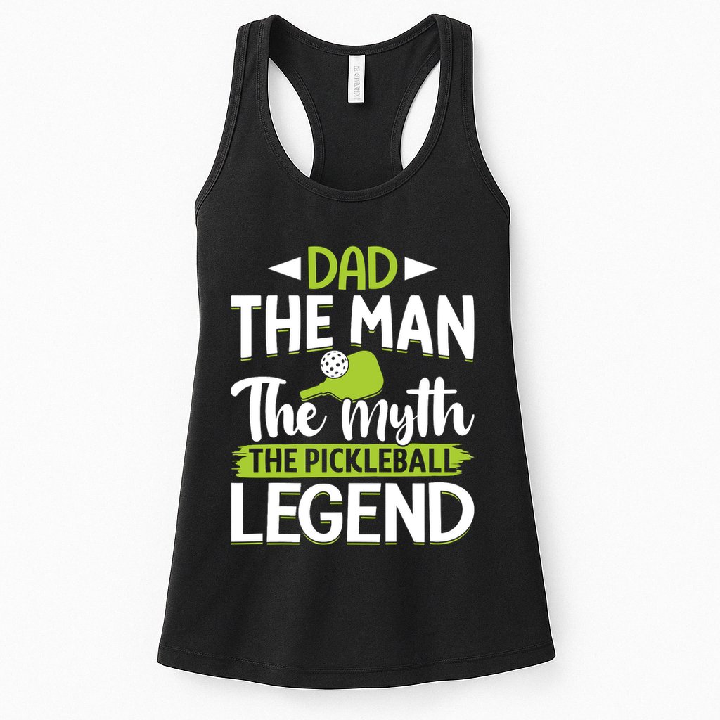 Dad The Man The Myth The Pickleball Legend Womens Tank Top