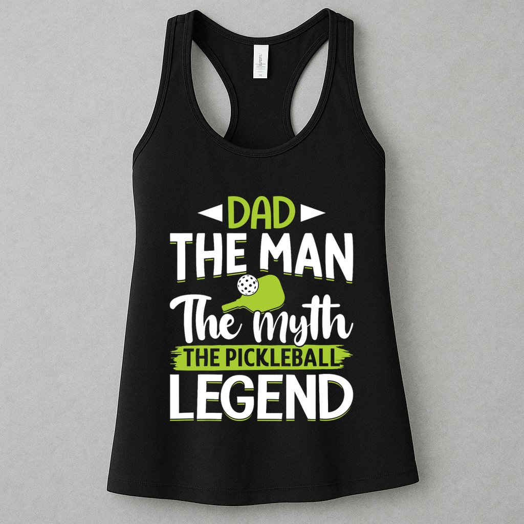 Dad The Man The Myth The Pickleball Legend Womens Tank Top