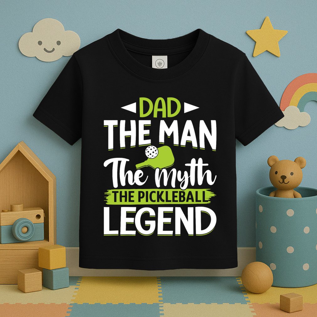 Dad The Man The Myth The Pickleball Legend Toddler T-Shirt
