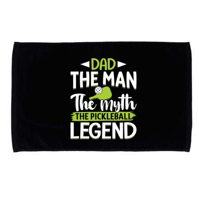 Dad The Man The Myth The Pickleball Legend Microfiber Hand Towel