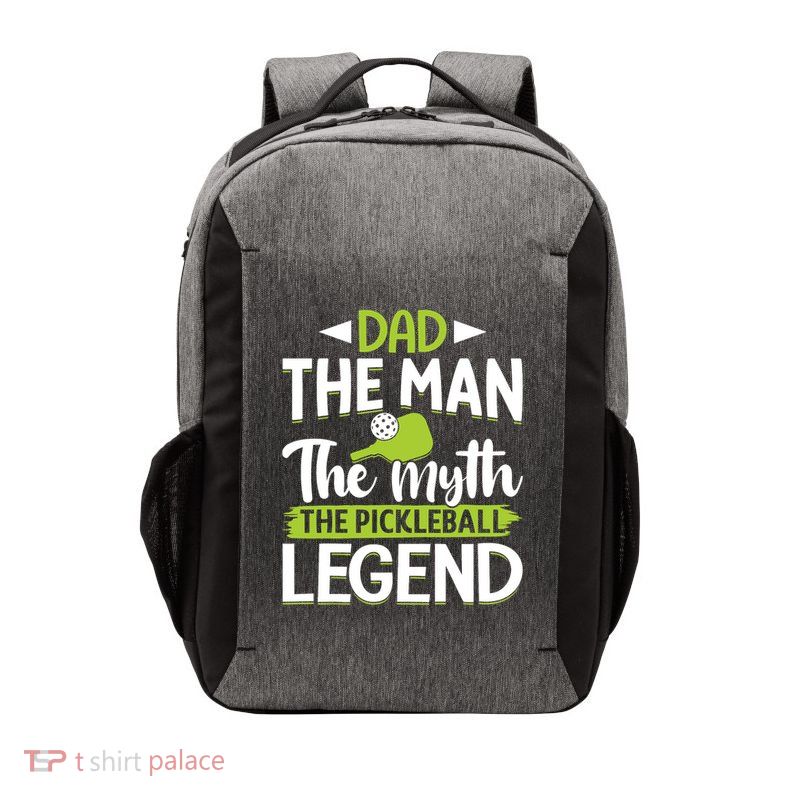 Dad The Man The Myth The Pickleball Legend Vector Backpack