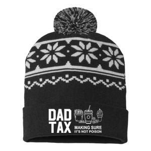 Dad Tax Making Sure Its Not USA-Made Snowflake Beanie