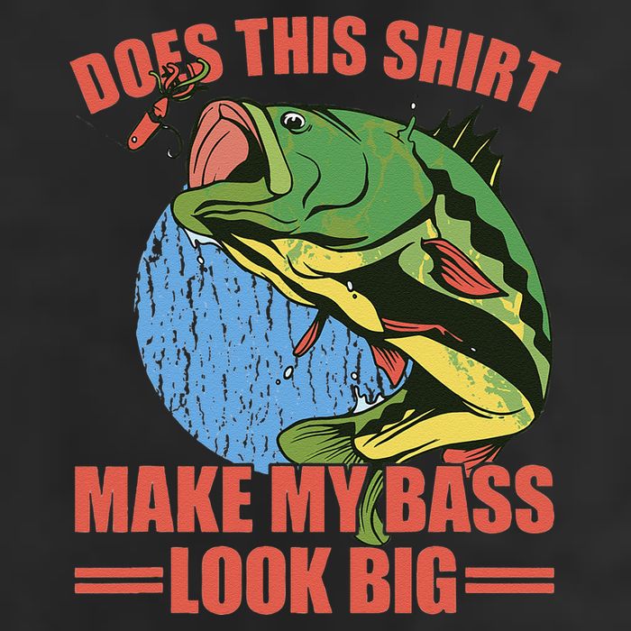 Does This Make My Bass Look Big Funny Fishing Adult Drive Performance Visor