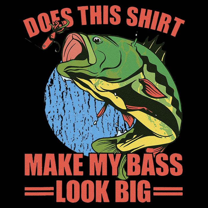 Does This Make My Bass Look Big Funny Fishing Bag