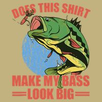 Does This Make My Bass Look Big Funny Fishing Cooling Performance Long Sleeve Crew
