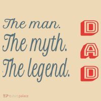 Dad The Myth Legend Dad Father Gift Drawstring Bag