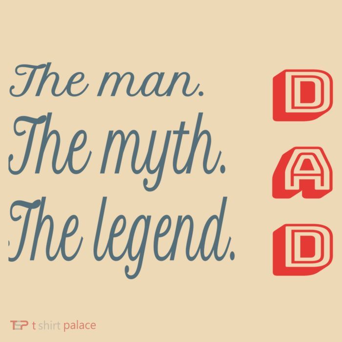 Dad The Myth Legend Dad Father Gift Drawstring Bag