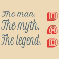 Dad The Myth Legend Dad Father Gift Zip Tote Bag