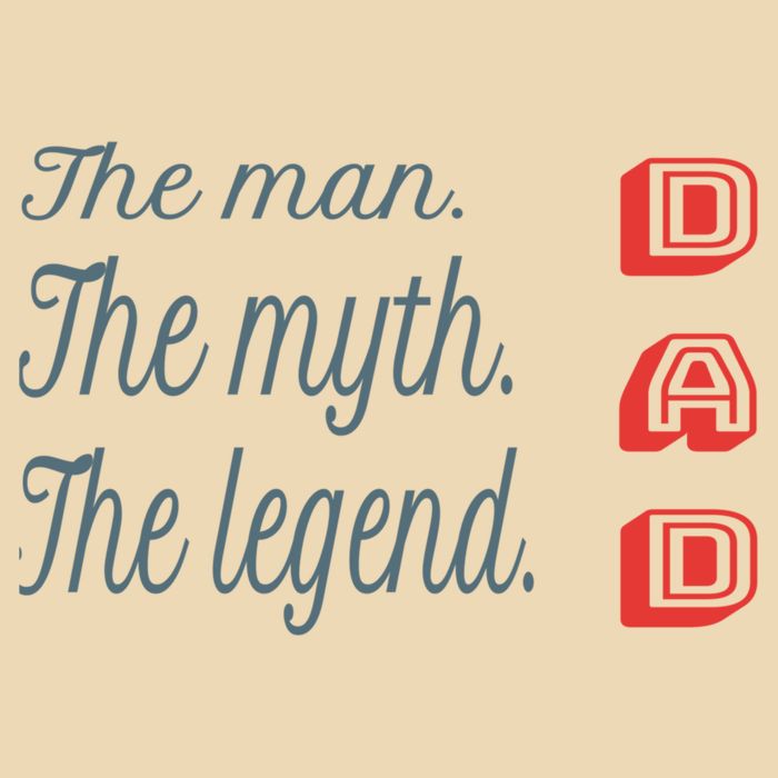 Dad The Myth Legend Dad Father Gift Zip Tote Bag