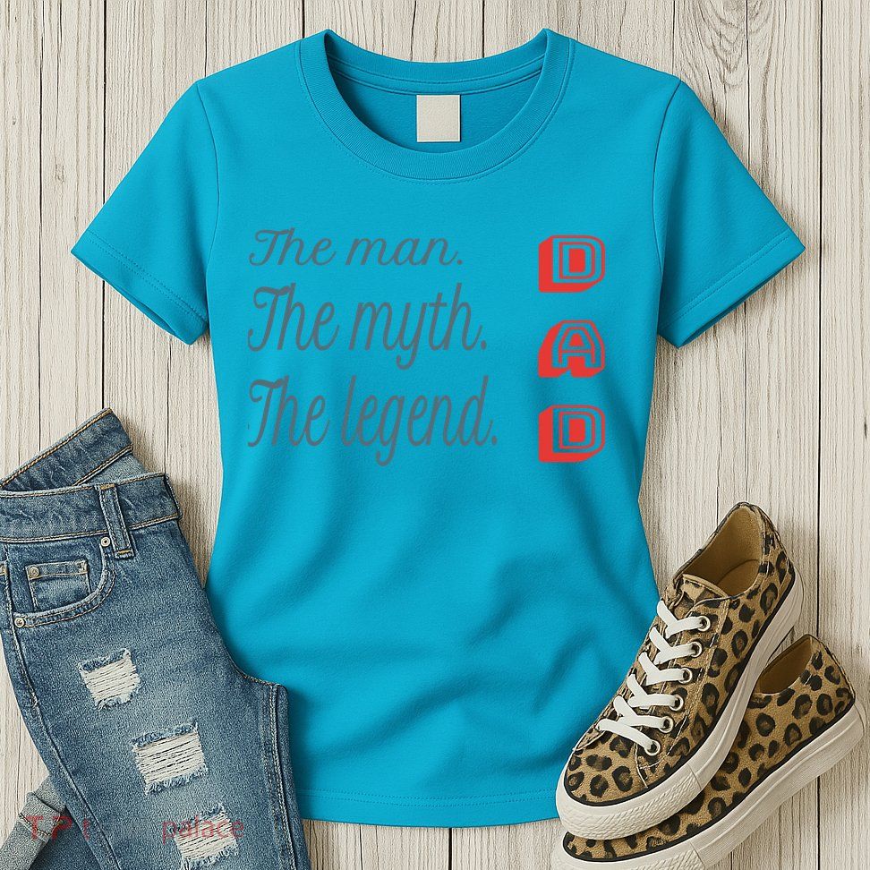 Dad The Myth Legend Dad Father Gift Womens T-Shirt