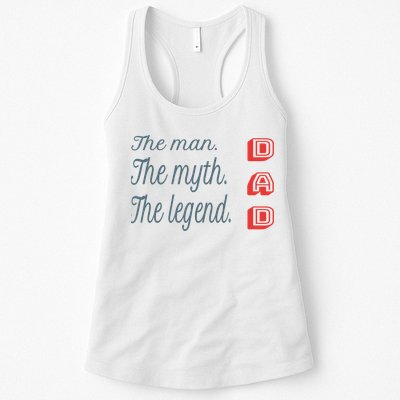 Dad The Myth Legend Dad Father Gift Womens Tank Top