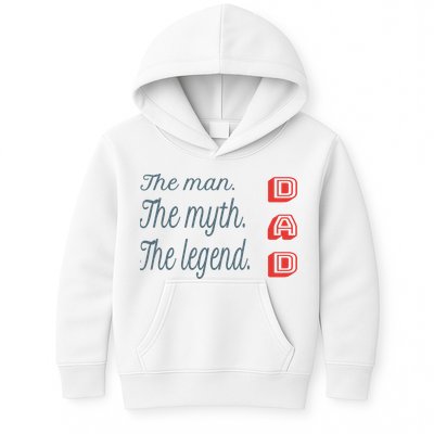 Dad The Myth Legend Dad Father Gift Kids Hoodie