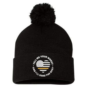 Dispatch Tell Me Your Worst ILl Send The Best Pom Pom 12in Knit Beanie