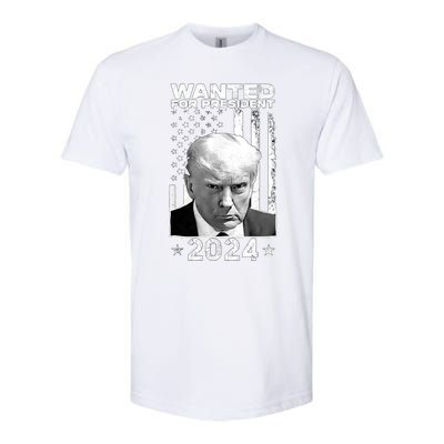 Donald Trump Mug Shot Wanted For U.S. President 2024 Softstyle CVC T-Shirt