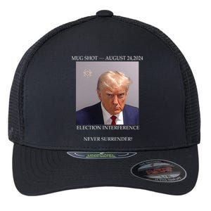 Donald Trump Mug Shot August 24 2024 Election Interference Flexfit Unipanel Trucker Cap