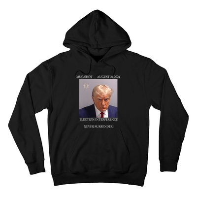 Donald Trump Mug Shot August 24 2024 Election Interference Hoodie