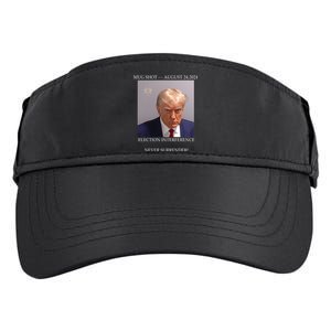 Donald Trump Mug Shot August 24 2024 Election Interference Adult Drive Performance Visor