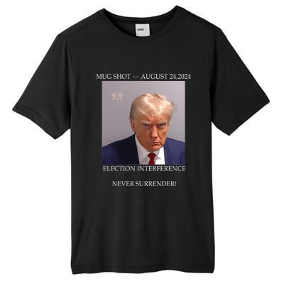 Donald Trump Mug Shot August 24 2024 Election Interference Tall Fusion ChromaSoft Performance T-Shirt