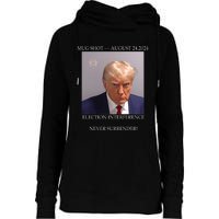 Donald Trump Mug Shot August 24 2024 Election Interference Womens Funnel Neck Pullover Hood